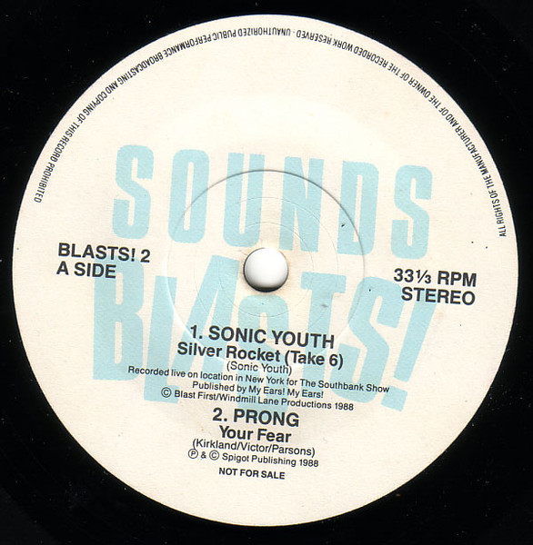 Various - Sounds Blasts! EP2 - Used Vinyl Record 7" image 3