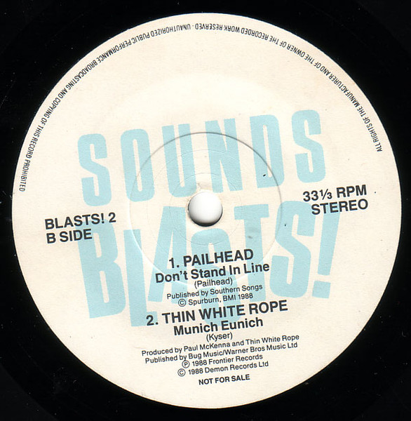 Various - Sounds Blasts! EP2 - Used Vinyl Record 7" image 4