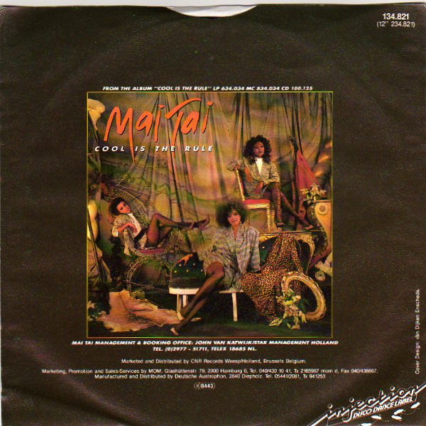 Mai Tai - Fight Fire With Fire - Used Vinyl Record 7" image 4