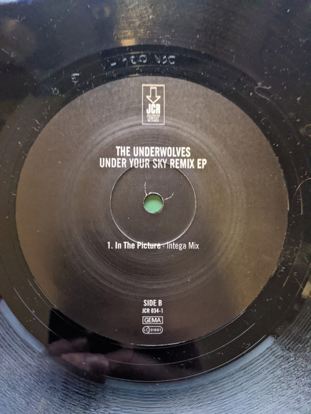 Underwolves - Under Your Sky Remix EP - Used Vinyl Record 12" image 3