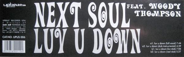 Next Soul - Luv U Down - Used Vinyl Record 12" image 3