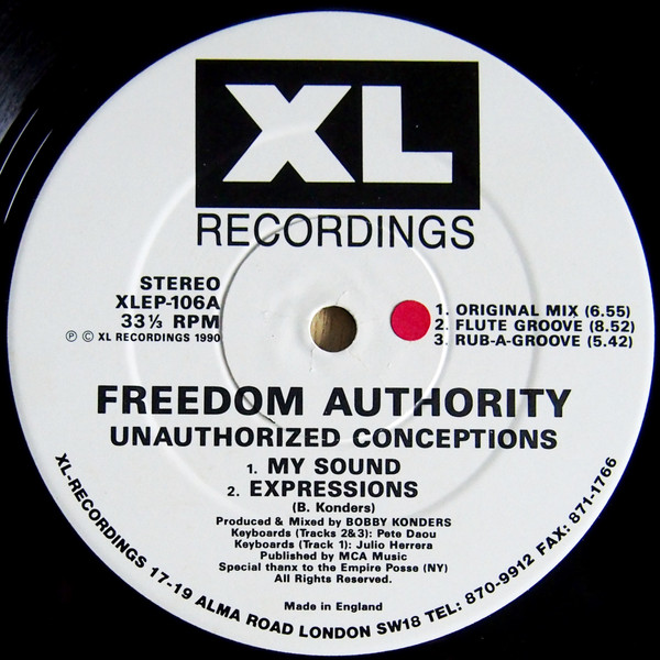 Freedom Authority - Unauthorized Conceptions - Used Vinyl Record 12" image 3