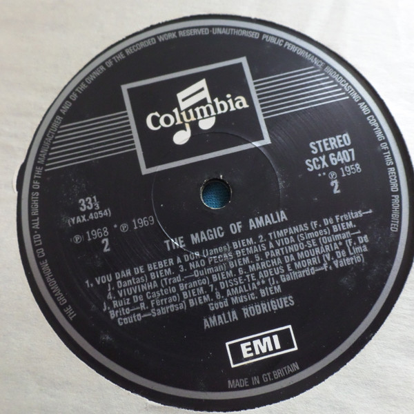 Amalia Rodrigues - Magic Of Amalia - Used Vinyl Record image 4