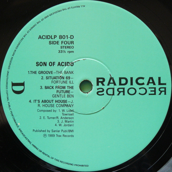 Various - Son Of Acido - Used Vinyl Record image 6