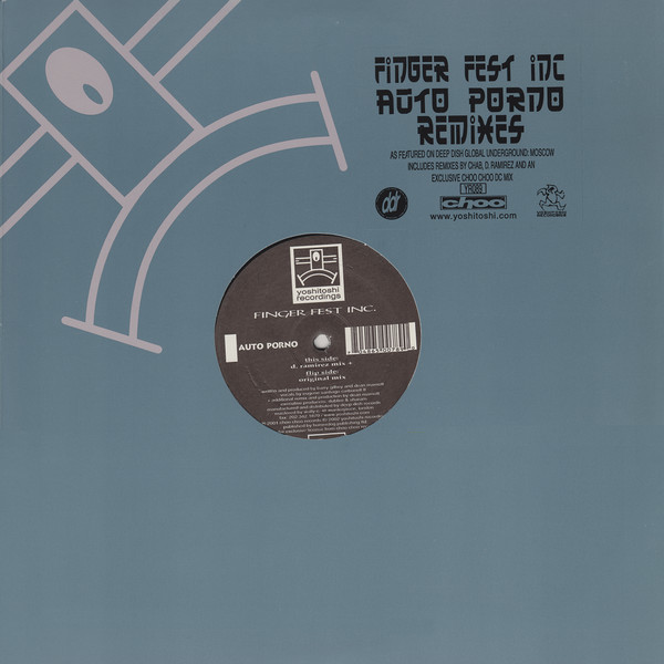 Finger Fest Inc. - Auto Porno (Remixes) - Used Vinyl Record 12" image 2