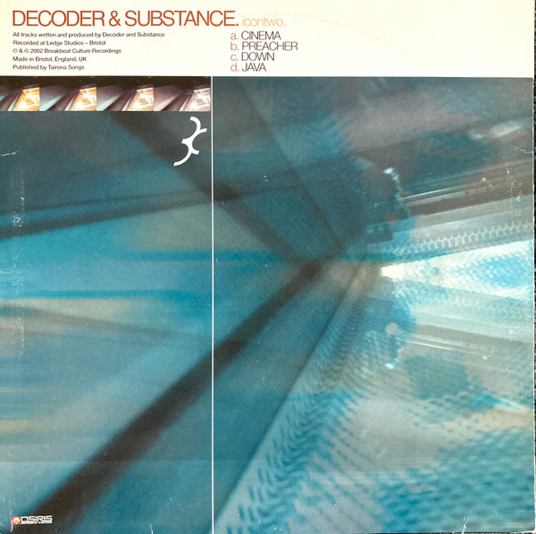 Decoder & Substance - Icon Two EP - Used Vinyl Record 12" image 2