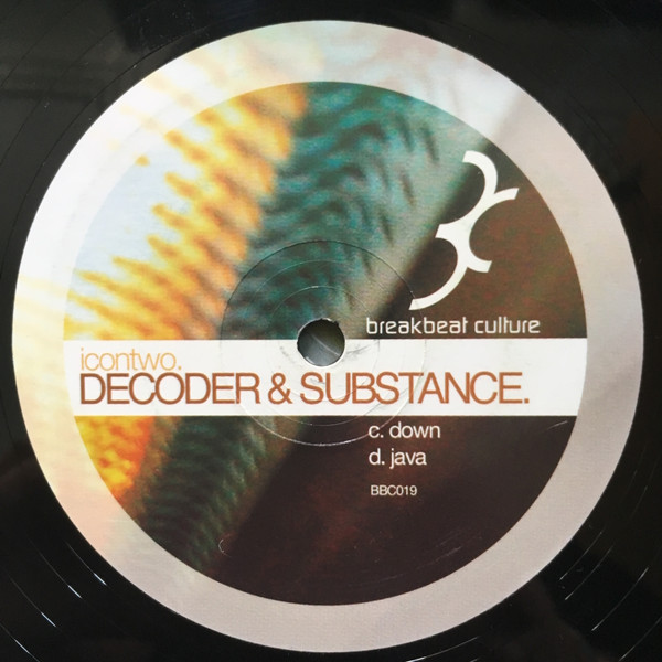 Decoder & Substance - Icon Two EP - Used Vinyl Record 12" image 5