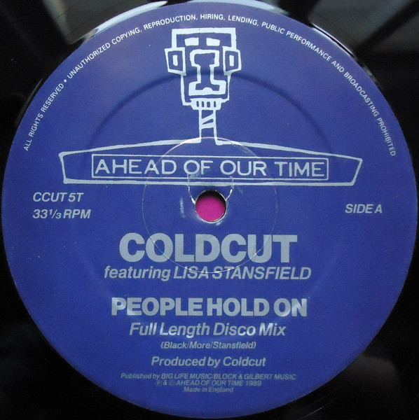 Coldcut - People Hold On - Used Vinyl Record 12" image 3