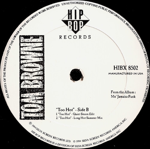Tom Browne - Jam Fo' Real / Too Hot - Used Vinyl Record 12" image 4