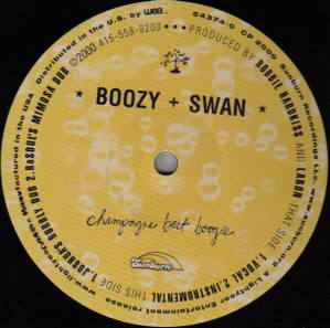 Boozy + Swan - Champagne Beat Boogie - Used Vinyl Record 12" image 1