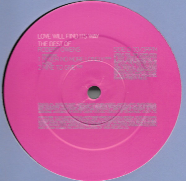 Robert Owens - Love Will Find Its Way  (The Best Of) - Vinyl Record image 6