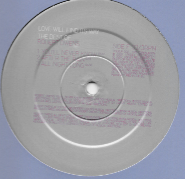 Robert Owens - Love Will Find Its Way  (The Best Of) - Vinyl Record image 8