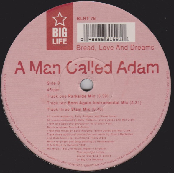 A Man Called Adam - Bread, Love And Dreams - Used Vinyl Record 12" image 2