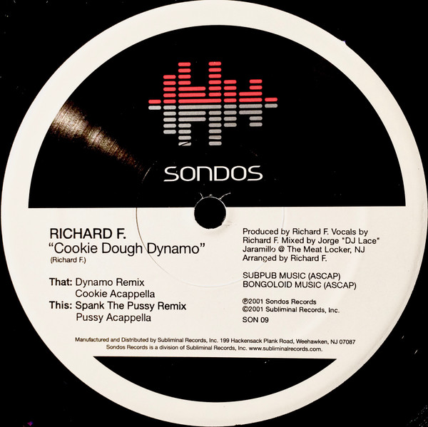 Richard F. - Cookie Dough Dynamo - Used Vinyl Record 12" image 2