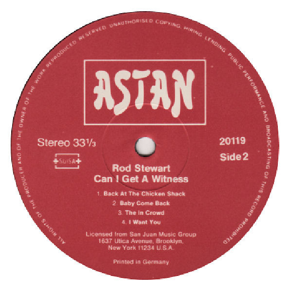 Rod Stewart - Can I Get A Witness - Used Vinyl Record image 4