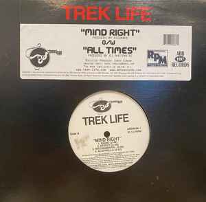 Trek Life - Mind Right / All Times - Vinyl Record 12" image 1