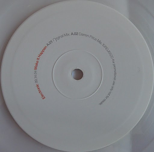 Electronic - Make It Happen - Used Vinyl Record 10" image 3