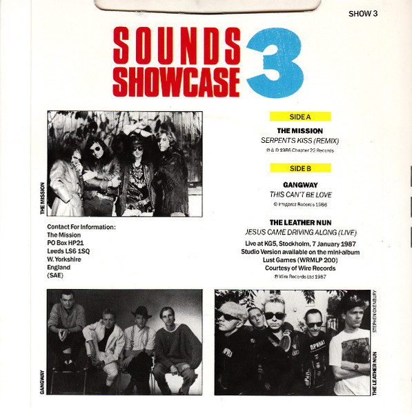 Various - Sounds Showcase 3 - Used Vinyl Record 7" image 2