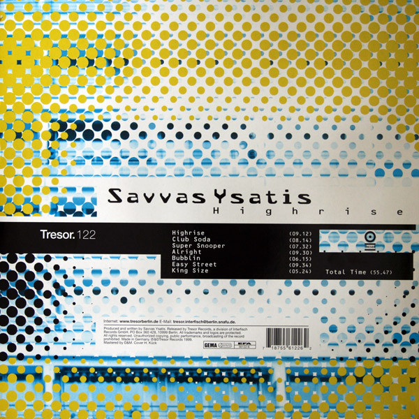 Savvas Ysatis - Highrise - Vinyl Record image 2