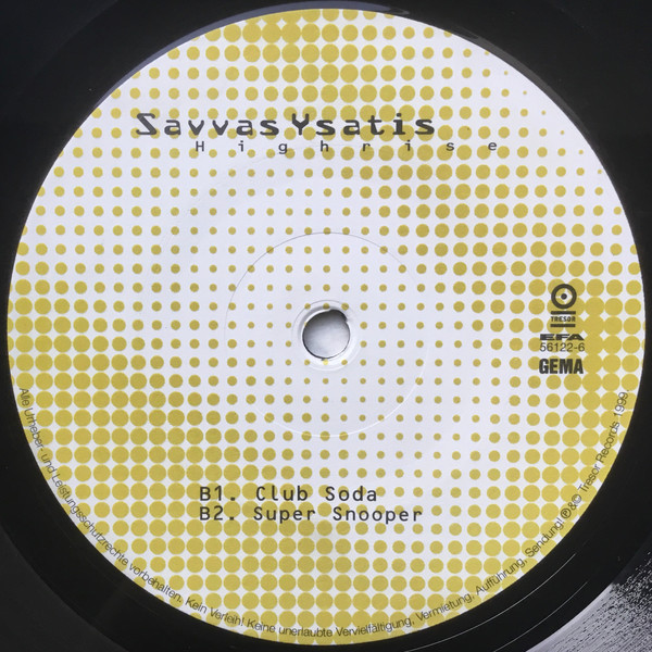 Savvas Ysatis - Highrise - Vinyl Record image 4