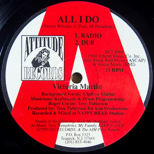 Vicky Martin - All I Do - Used Vinyl Record 12" image 2