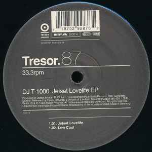 DJ T-1000 - Jetset Lovelife EP - Used Vinyl Record 12" image 1