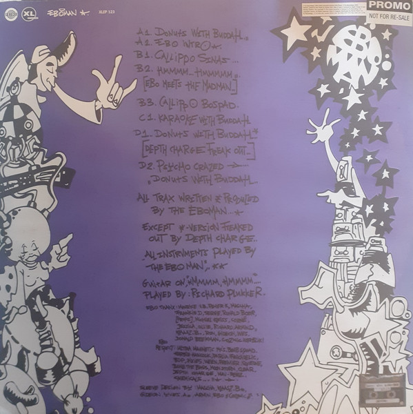 Eboman - Sampling Madness 1 - Donuts With Buddah - Used Vinyl Record image 2