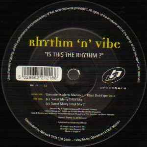 Rhythm 'N' Vibe - Is This The Rhythm? - Used Vinyl Record 12" image 1