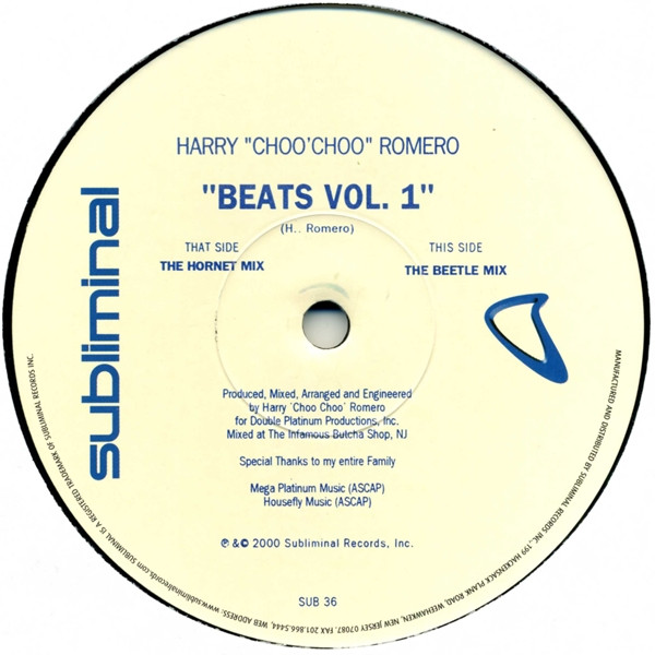 Harry "Choo Choo" Ro - Beats Vol. 1 - Used Vinyl Record 12" image 2