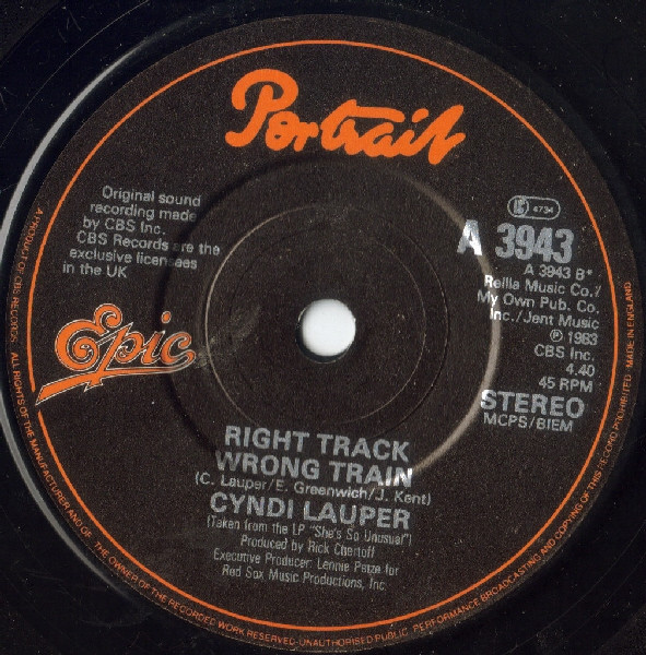 Cyndi Lauper - Girls Just Want To Have Fun - Used Vinyl Record 7" image 4