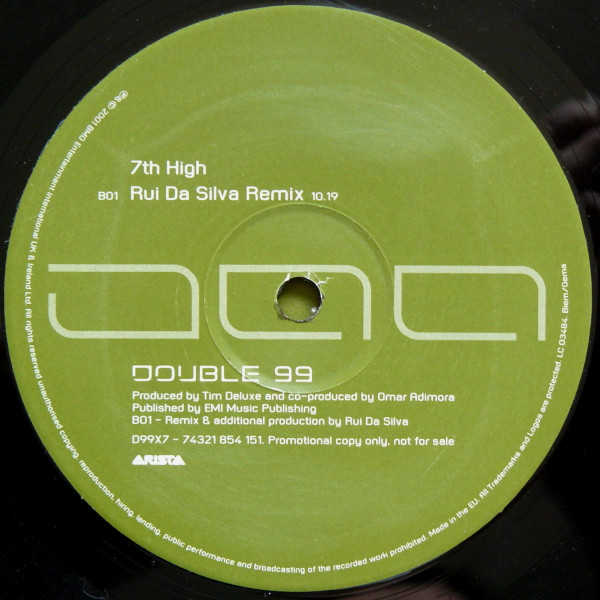 Double 99 - 7th High - Used Vinyl Record 12" image 5