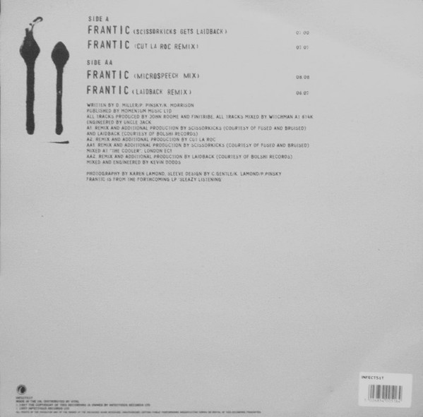 Finitribe - Frantic - Used Vinyl Record 12" image 2