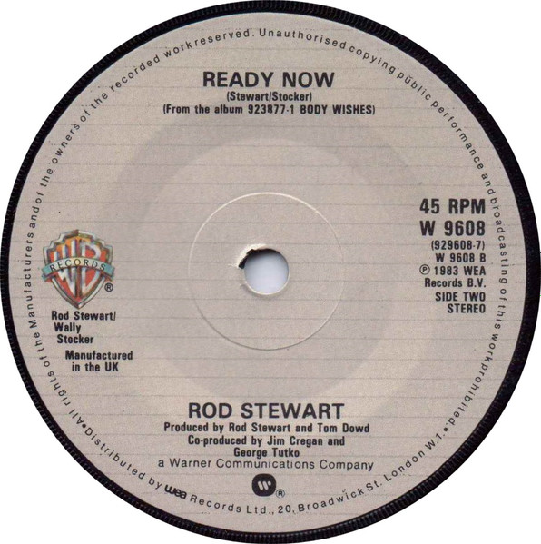 Rod Stewart - Baby Jane - Used Vinyl Record 7" image 4
