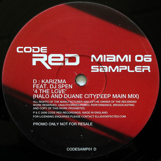 Various - Code Red Miami 06 Sampler - Used Vinyl Record 12" image 5