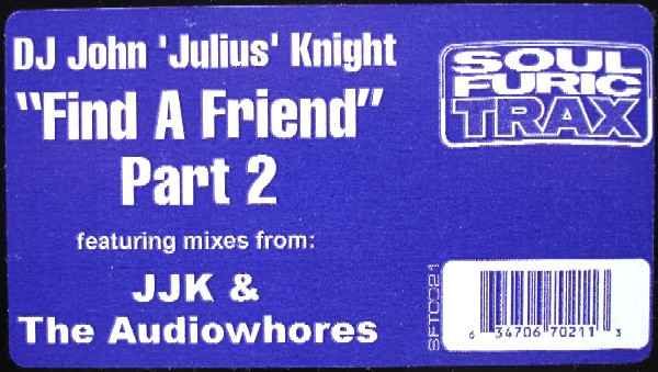 John "Julius" Knight - Find A Friend (Part 2) - Used Vinyl Record 12" image 4