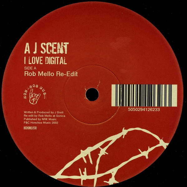 A-J-Scent - I Love Digital - Used Vinyl Record 12" image 2
