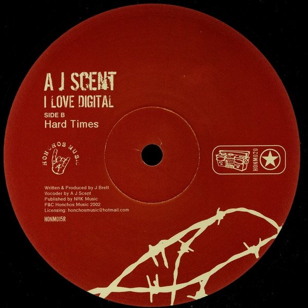 A-J-Scent - I Love Digital - Used Vinyl Record 12" image 3