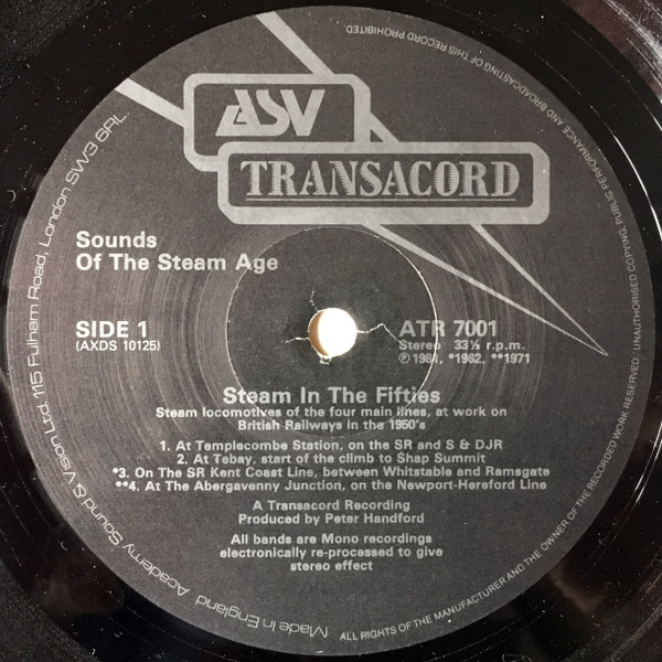 Peter Handford - Steam In The Fifties - Used Vinyl Record image 3
