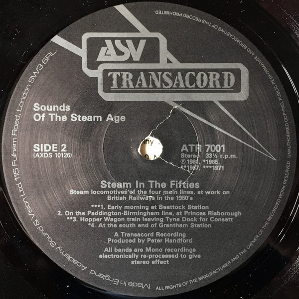 Peter Handford - Steam In The Fifties - Used Vinyl Record image 4