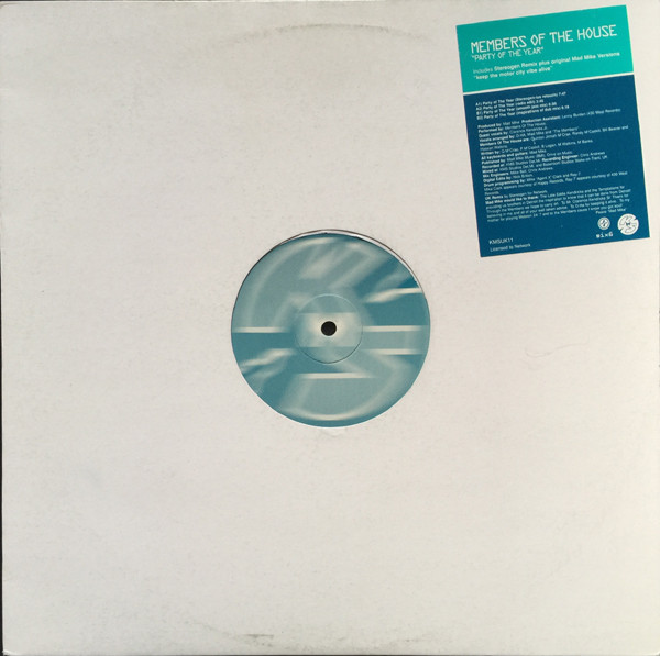 Members Of The House - Party Of The Year - Used Vinyl Record 12" image 5