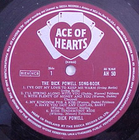 Dick Powell - Song Book - Used Vinyl Record image 2