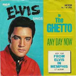 Elvis Presley - In The Ghetto - Used Vinyl Record 7" image 1