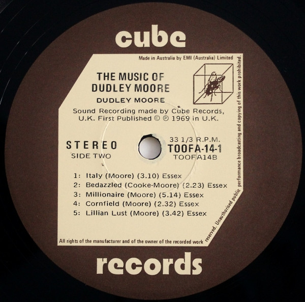 Dudley Moore - Music Of - Used Vinyl Record image 6