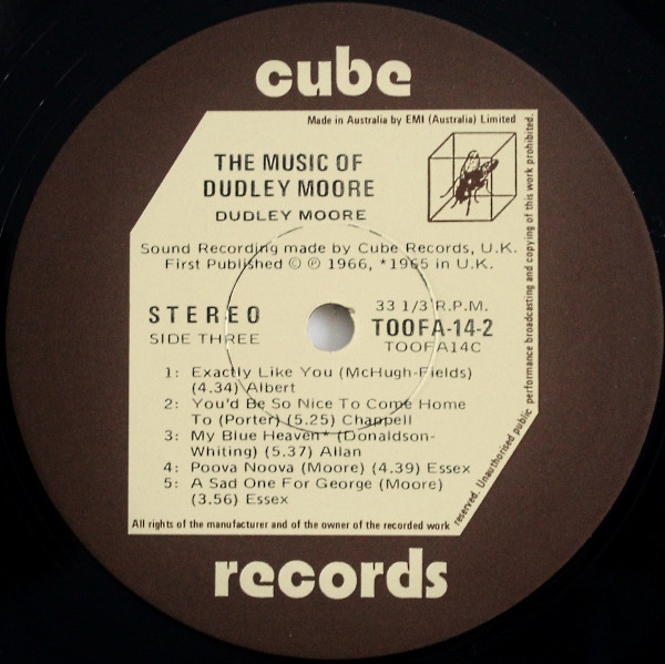 Dudley Moore - Music Of - Used Vinyl Record image 7