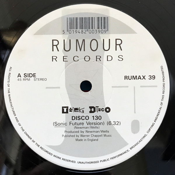 Tricky Disco - Disco 130 (Fab New Trendy Versions) - Used Vinyl Recor image 3