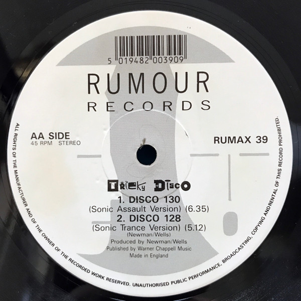Tricky Disco - Disco 130 (Fab New Trendy Versions) - Used Vinyl Recor image 4