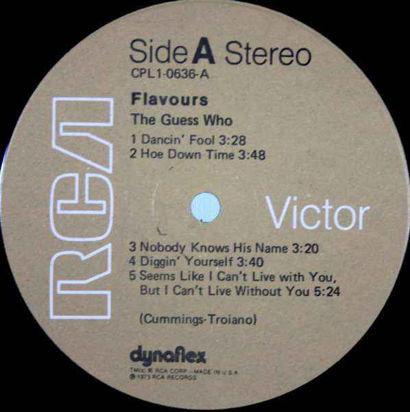 Guess Who - Flavours - Used Vinyl Record image 3