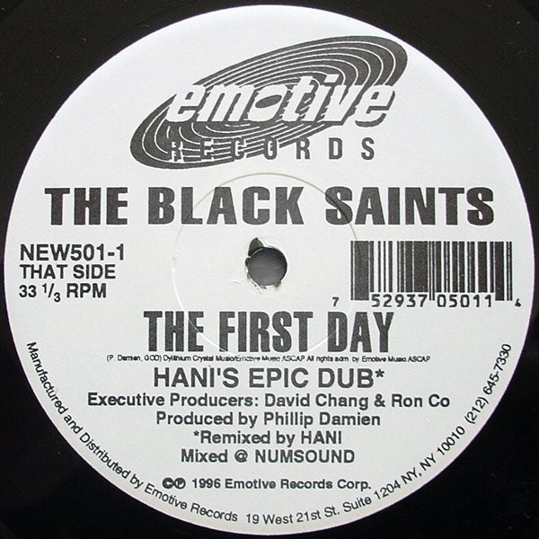 Black Saints - First Day (Part 1) - Used Vinyl Record 12" image 4