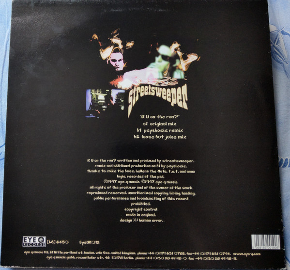 Streetsweeper - R U On The Run? - Used Vinyl Record 12" image 4