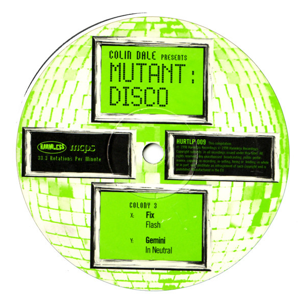 Colin Dale - Mutant Disco - Used Vinyl Record image 4